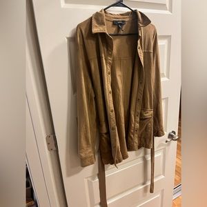 Forever 21 women suede shacket